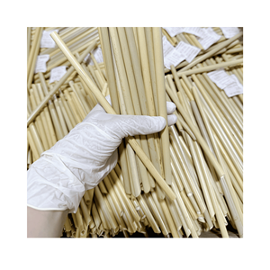 Pailles en herbe, fibres d'herbe séchées, pailles réutilisables pour jus, thé au lait et service de boissons dans les restaurants, fabrication vietnamienne - Product Image 4