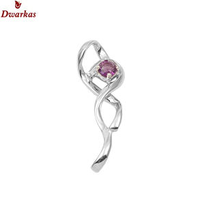 Bijoux fins classique 925 argent sterling naturel topaze bleue pierre précieuse pendentif collier cadeau bijoux prix de gros stock prêt - Product Image 3