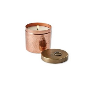 เทียนขวดโหลดีไซน์ใหม่ทำจากทองแดงบริสุทธิ์,สำหรับตกแต่งโต๊ะงานแต่งงานโหลเทียนแก้บนสำหรับตกแต่งจากอินเดีย - Product Image 2