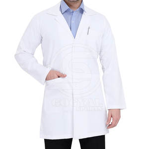 Bata de Laboratorio de la Mejor Calidad, Nuevo Estilo, Color Sólido, Unisex, Precio Razonable, Bata de Laboratorio al por Mayor - Product Image 5