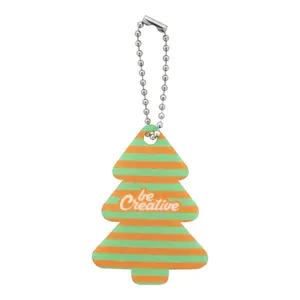 Porte-clés et mousqueton CreaFelt Key Xmas Star écologiques pour promotions - Product Image 2
