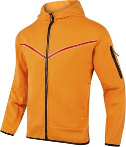 Haute qualité 100% coton hommes fermeture éclair survêtement haut tendance taux de gros léger grande taille motif solide - Product Image 2