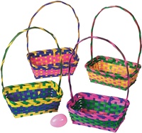 Produits en ligne paniers de pâques stockage cadeau de noël tissé bambou fruit oeuf bonbons fleur fille panier décoration fête d'anniversaire