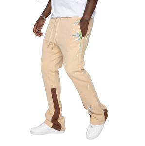 กางเกงขายาวผู้ชาย ทรงตรง ลายทาง คุณภาพสูง ทรงเข้ารูป สไตล์ลำลอง สำหรับเล่นกีฬา วิ่งออกกำลังกาย  ลายทางด้านข้าง - Product Image 6