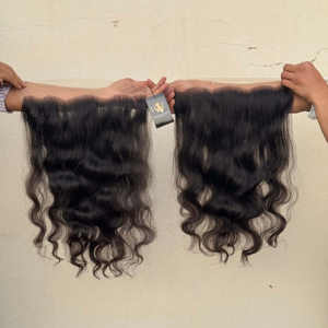 5x5 6x6 13x4 13x6 HD Swiss Lace Closure Pelucas frontales Cabello humano Peluca prearrancada Cabello ondulado, extensiones de cabello indio Temple - Product Image 1