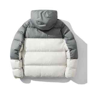 High Quality Waterproof Windproof Eco-Friendly Breathable Canvas Custom <b>Hoodie</b> Padded Jacket Winter <b>Quilted</b> Puffy Jacket Fashion - Product Image 2