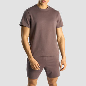 Wholesale High Street Solid 100% Cotton Summer Sport <b>Sweat</b> <b>Shorts</b> <b>Men</b> Comfortable Elastic Waistband Breathable Training Casual - Product Image 6