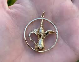 Best Quality Supply of <b>Arabic</b> Dallah Coffee Pot Made by Brass and Sath - Product Image 4