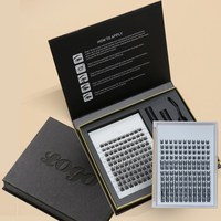 Juegos de Extensiones de Pestañas Reutilizables Wispy Volume para Marcas de Belleza, Clusters de Pestañas Personalizados, Marca Privada