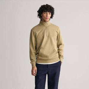 Logo personnalisé imprimé personnaliser 100% coton vêtements décontractés sweats à capuche confortables demi-fermeture éclair sweats - Product Image 3