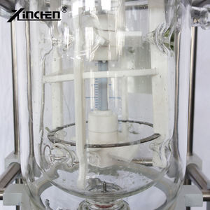 Bal ekipmanları 5L 10L 20L 30L 50L 100L 200L ceketli biyoreaktör borosilikat 3.3 cam reaktör - Product Image 3