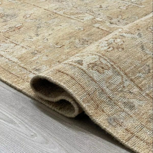 พรมและพรมขนนุ่มสำหรับห้องนั่งเล่นโรงแรมสไตล์เปอร์เซียหรูหรากำหนดเองได้3D พรมปูพื้นห้องนอนพรมขนสัตว์ผูกปมมือ - Product Image 4