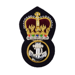 Logo personnalisé Nom Patch Fer sur Grande Bordure Brodé Patch Épingle de Sûreté Attachement OEM/ODM Uniforme Badges Vente en Gros - Product Image 4