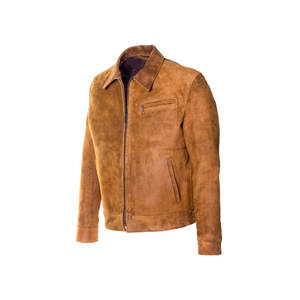 Chaqueta de cuero sintético para hombre, Cazadora Bomber de talla grande, ajustada, para motocicleta, nueva moda - Product Image 2