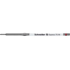 Schneider Express 75 Ballpoint <b>Pen</b> Refill 0.5mm Medium Red Document-Proof-Pack of 10 - Product Image 1