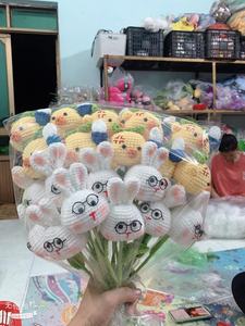 Flores de hilo caprichosas 100% hechas a mano para flores eternas - Product Image 2