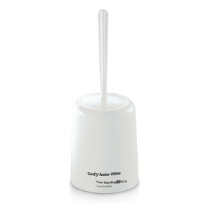 Gedy 02 Junior Soporte para escobilla de baño independiente, color blanco, 8034 (12,7x33 cm) - Product Image 2