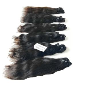 Extensiones de cabello vietnamita natural alineado con cutícula virgen 100% estilo ondulado sin procesamiento químico proveedor crudo cabello humano indio - Product Image 1