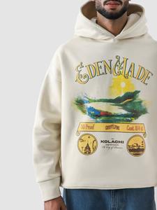 Ropa de calle personalizada 100% Sudadera con capucha de algodón de alta calidad pesado Eden Made Unisex Sudadera con capucha recortada Sudadera con capucha unisex - Product Image 3