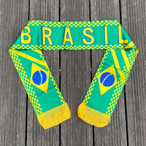 2025 Top Trending Custom England National Team Football Fans <b>Scarf</b> Long Length <b>Silk</b> Tassel Flags <b>Scarf</b> - Product Image 1