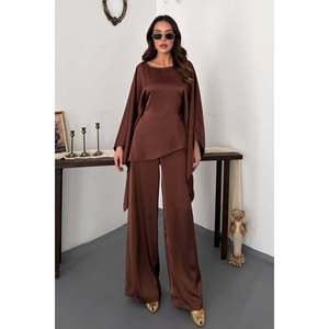 Brown <b>Cape</b> Suit - Brown - Product Image 1
