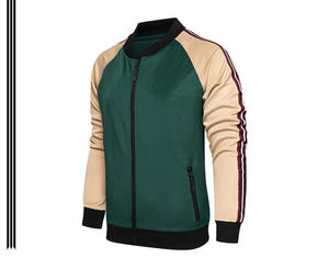 Striped Track Sweat Suits Hombres Sweat suit Sets Bulk Zip Up Chándal de alta calidad - Product Image 5