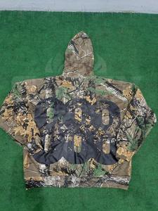 Sweat à capuche zippé surdimensionné en coton 100% lourd, vintage, délavé, personnalisé, streetwear, brodé, pour homme, pour l'hiver - Product Image 6