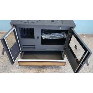 DORELLO SOBA MF114 Couvercle de four en fonte pour cuisinière à bois, pour usage intérieur et extérieur, compatible Burza Brick Burning - Product Image 3