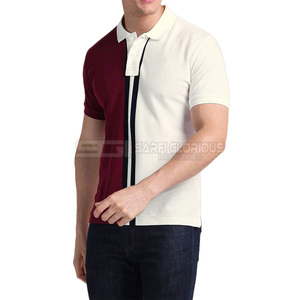 Polo à manches courtes en pur coton pour homme 2025 Printemps et été Polo haut de gamme pour homme Polo en coton uni décontracté - Product Image 1