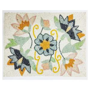 Camino de mesa redondo con cuentas Seda Blanca Floral Decoración de la boda Flor artificial Evento popular Decorado - Product Image 6