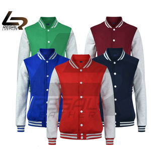 Vente en gros OEM Veste en cuir brodée en chenille à chaîne universitaire personnalisée en toile pour hommes Style long Letterman Baseball Design pour - Product Image 1