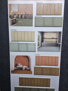 กระเบื้องรถไฟใต้ดิน8X8นิ้วมันวาว200X200มม. เจาะแบบเอียงสำหรับตกแต่งผนังห้องครัว - Product Image 2