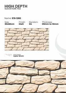 Carreaux de mur extérieur en porcelaine 300x600mm Bâtiments commerciaux - Product Image 4