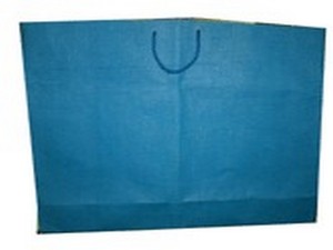 LOWELLCRAFT Recycled Paper Rectangular Shopping <b>Bag</b> Rope Handle <b>Medium</b> <b>Size</b> Geometric Pattern-Brown Grocery <b>Bags</b> Can Be Recycled - Product Image 2