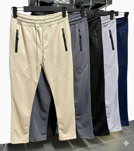 ชุดวอร์มผู้ชายทรงปกติ ผ้าสี่ทิศทางยืดได้ ใส่กลับด้านได้ เป็นมิตรกับสิ่งแวดล้อม ป้องกันแบคทีเรีย แห้งเร็ว ผ้าฟลีซฝ้าย 100% - Product Image 2