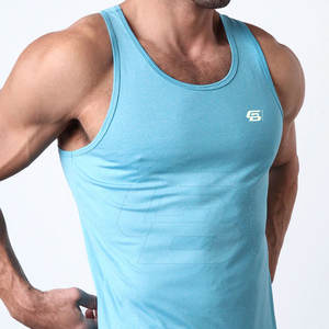 Débardeur de sport décontracté pour homme, haute qualité, séchage rapide, matière tricotée respirante et anti-humidité, polyester et élasthanne - Product Image 5
