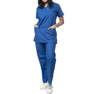 Logotipo personalizado Transpirable Enfermería Hospital Uniformes Enfermera Belleza Salón Dental Ropa DE TRABAJO Uniforme Médico Scrubs Set para Hombres Mujeres - Product Image 2