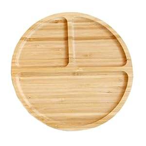 Assiette de sécurité pour service alimentaire Plateau en bois de hêtre fait à la main Décoratif - Product Image 2