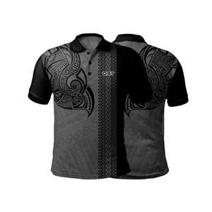 Golf de hombre personalizable 2025 para polo con abrigo polinesio de sublimación y demanda anual de patrón - Product Image 3