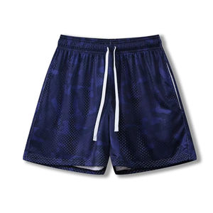 Shorts de sport décontractés pour hommes, en maille respirante à séchage rapide, style hip-hop, 100 % polyester, écologiques, vente en gros - Product Image 6