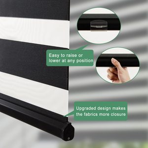 Không Dây Cuộn lên Hiên Mặt Trời Bóng Râm Màn Rèm Rèm Ánh Sáng Lọc <span class=keywords><strong>Mini</strong></span> Mùa Xuân Con Lăn Rèm Ngựa Vằn Màu - Product Image 4