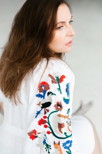 ชุดเดรสสตรี2025พร้อมดีไซน์พิมพ์ลายเม็กซิกันเสื้อผ้านุ่มสบายระบายอากาศได้ดีแห้งเร็วลำลอง - Product Image 2