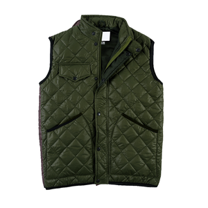 Unisex Casual Sleeveless Gilet Jacket Winter <b>Padded</b> Vest Lightweight Quilted Cotton Bodywarmer Outdoor Workwear Custom Logo - Product Image 1