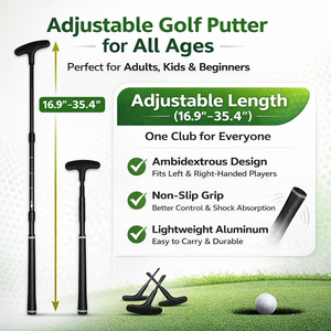 Ensemble de putter de golf réglable avec balle de golf, coupelle de putting et sac de rangement - Portable et facile à ranger - Livraison gratuite - Product Image 4