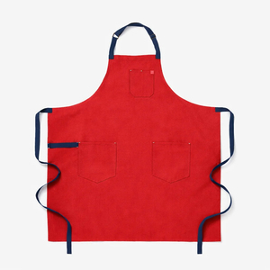 Delantal Morado sin Mangas con 3 Bolsillos, de Lona Tejida, Lavable a Máquina, Resistente al Agua, Ecológico y Moderno para Cocinar - Product Image 6