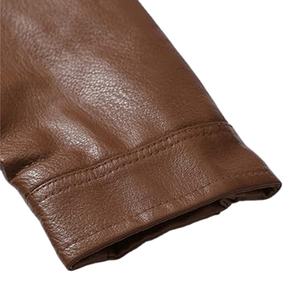Veste en cuir véritable pour homme de haute qualité, style motard classique, fabrication OEM - Product Image 6