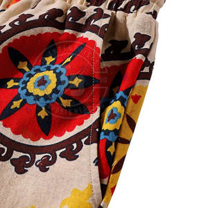 Pantalones cortos de baño informales para hombre de nuevo diseño 100% algodón patrón sólido cintura media venta en línea - Product Image 4