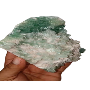 Venta al por mayor verde Apophyllite Cluster Natural Rock Crystal Espécimen Minerales Regalo Cristales decorativos - Product Image 5