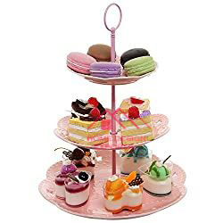 Support à gâteau en métal décoratif pour la maison au prix de gros support à gâteau de luxe de vente chaude de finition noire - Product Image 6