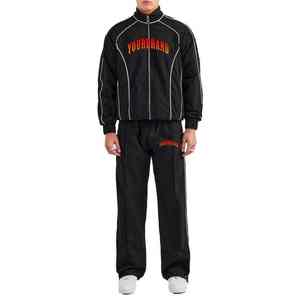 High Quality Winter Hooded Windbreaker Tracksuit Set for Men-Fully Customizable Lightweight Breathable Sport <b>Joggers</b> - Product Image 3